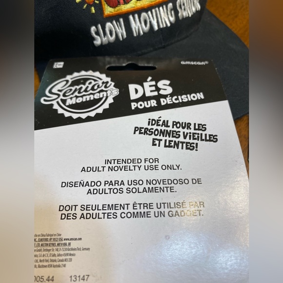 Slow moving senior merchandise. Hat with horn, glasses, & dice. - Picture 7 of 14